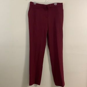Burgundy dress pants